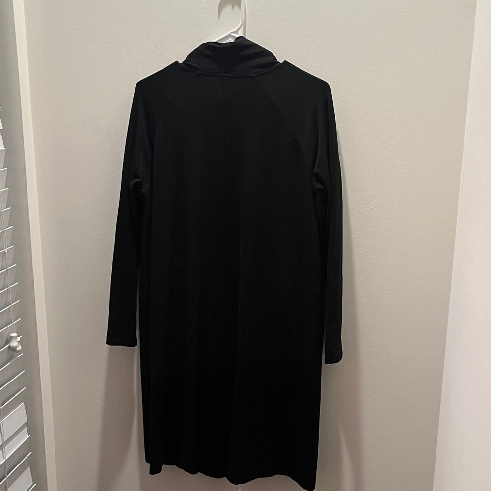 Eileen Fisher Classic Black Cardigan - Picture 4 of 5